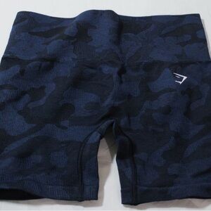 Blue Camo Athletic Shorts